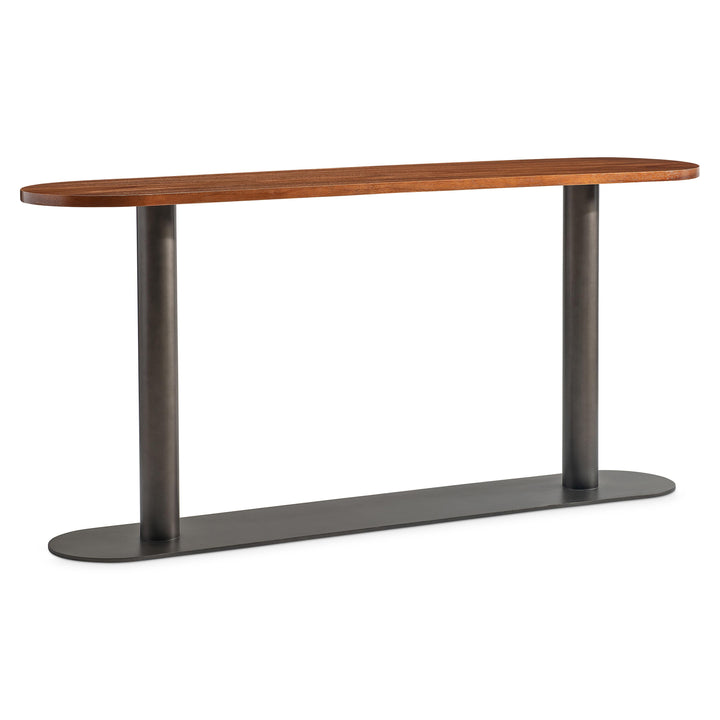 American Home Furniture Bernhardt Loft Brasea Console Table