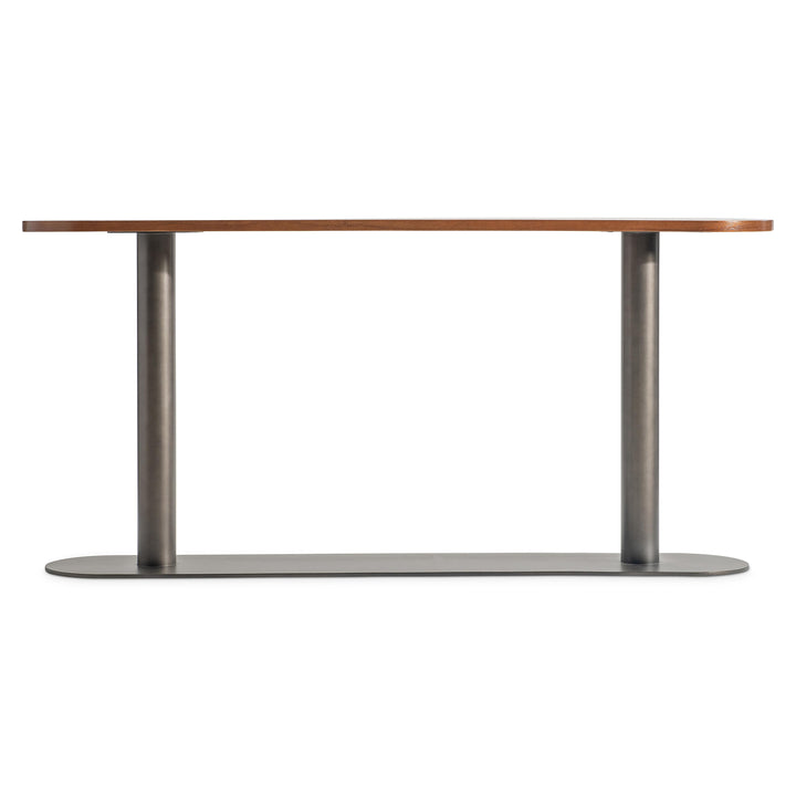 American Home Furniture Bernhardt Loft Brasea Console Table