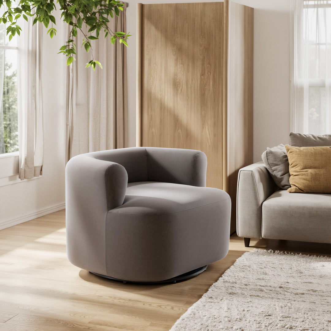 Mugav Swivel Chair Gray - 110293