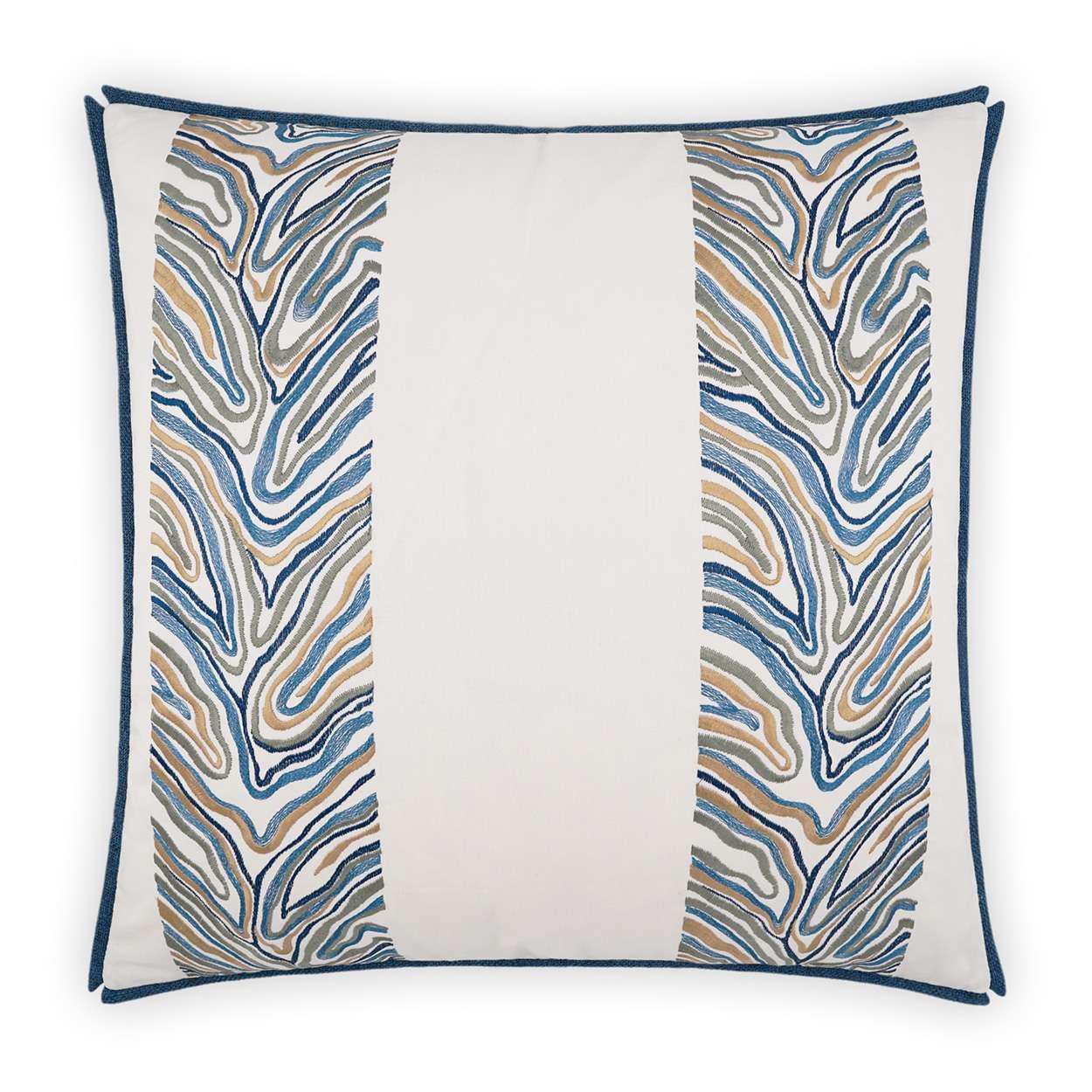 D.V. KAP Home - Blue Jungle Pillow - 3964-2424 | American Home Furniture
