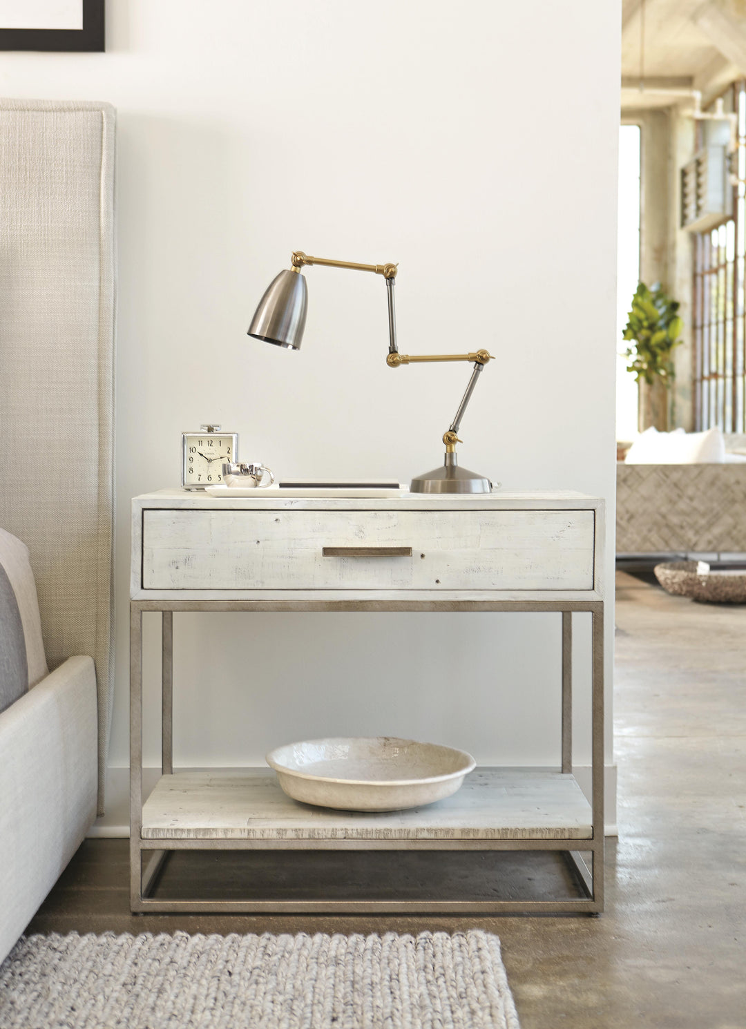American Home Furniture Bernhardt Loft Highland Park Alvar Nightstand