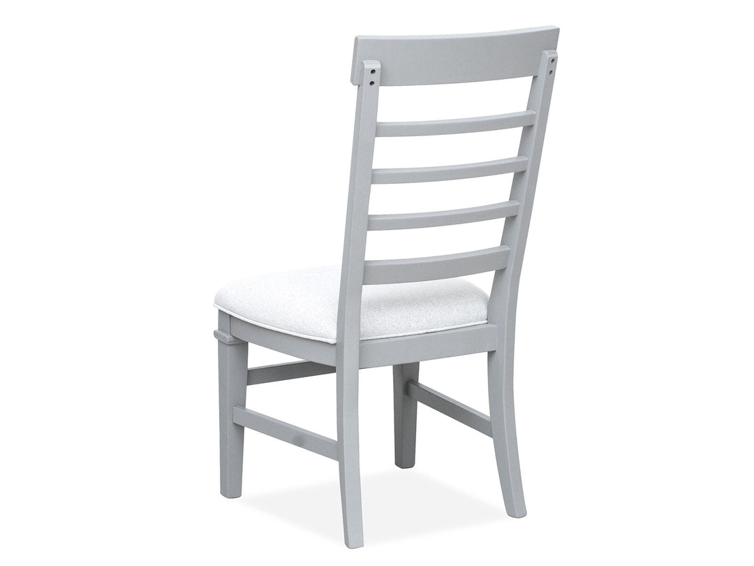 Charleston Harbor Gray Grey Upholstered Side Chair - Set of 2 - D5611-62GY
