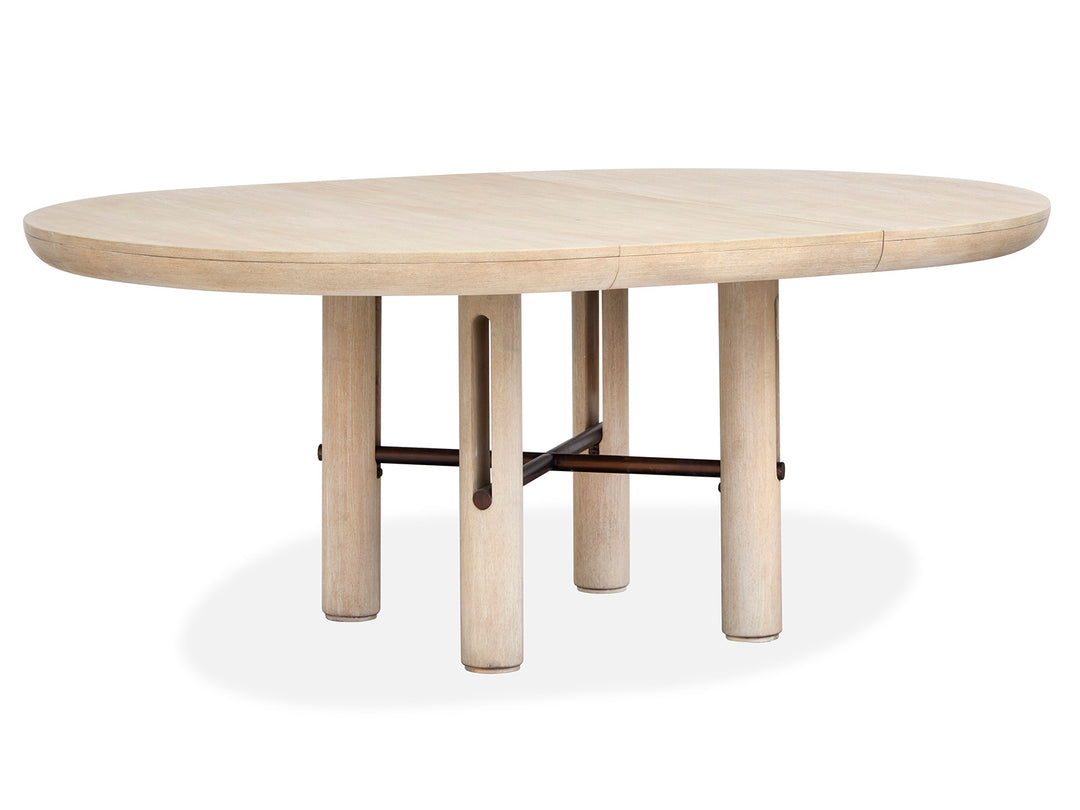 Sunset Cove Sanibel Brown Extendable Round Dining Table - D5783-24