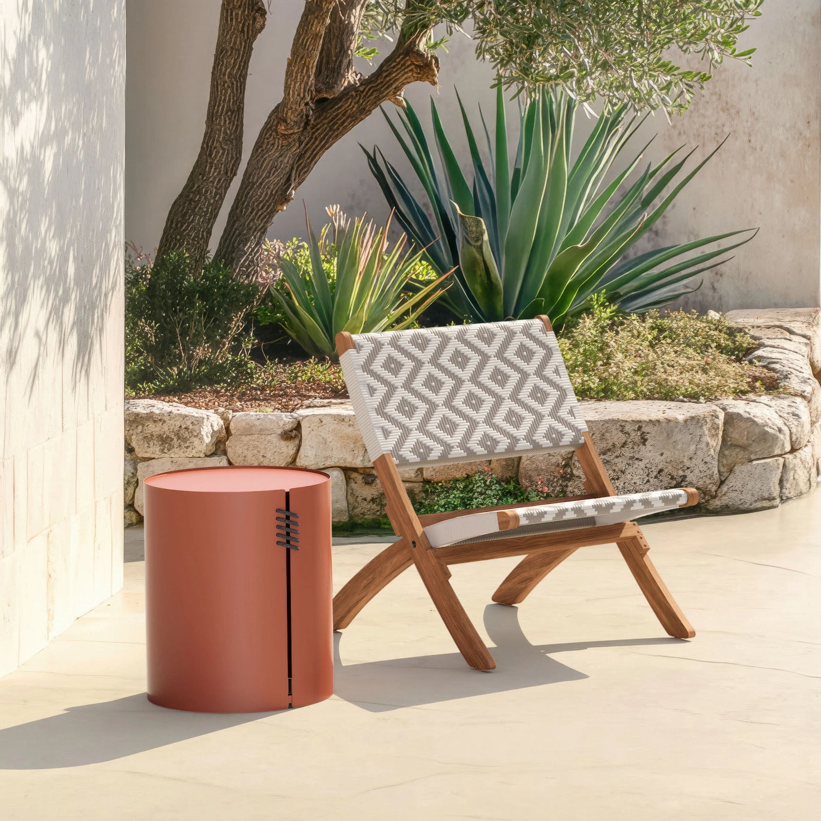Zuo Bayu Side Table Brown ACCENT TABLES
