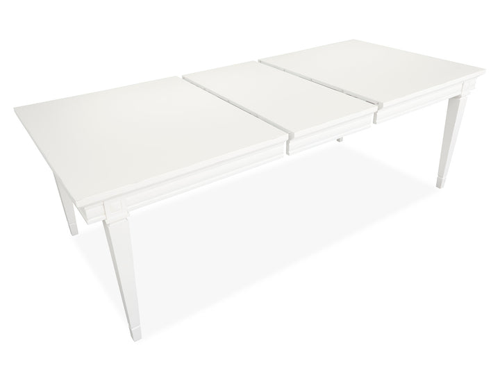 Willowbrook Egg Shell White Extendable Rectangular Dining Table - D5324-20