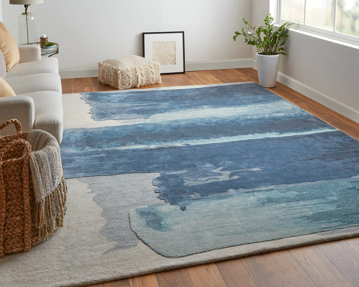 Rectangle/Blue-Ivory