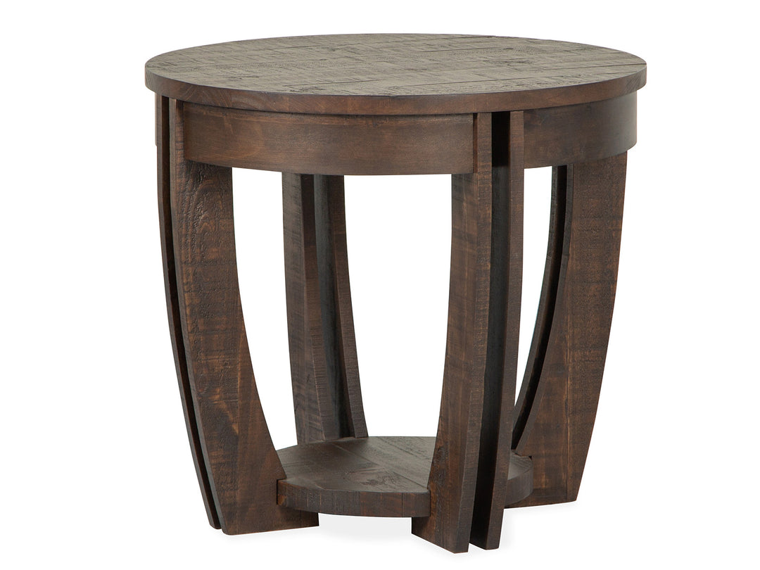 Lyndale Nutmeg Round End Table - T5391-05