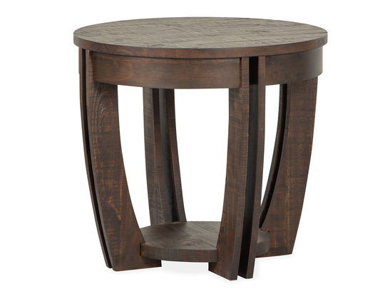 Lyndale Nutmeg Round End Table - T5391-05