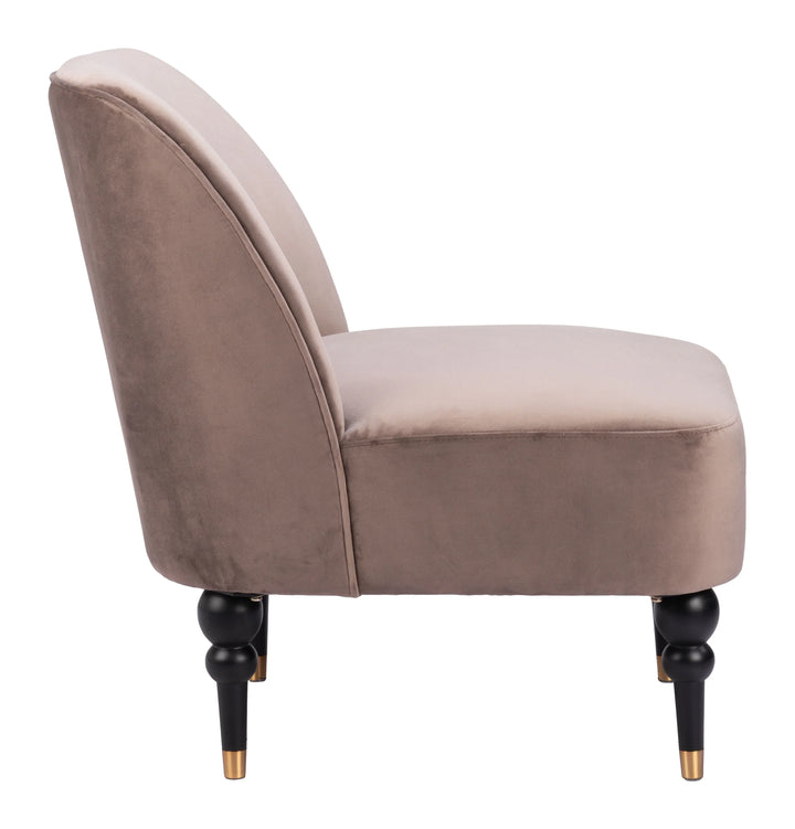Bintulu Accent Chair Taupe - AmericanHomeFurniture