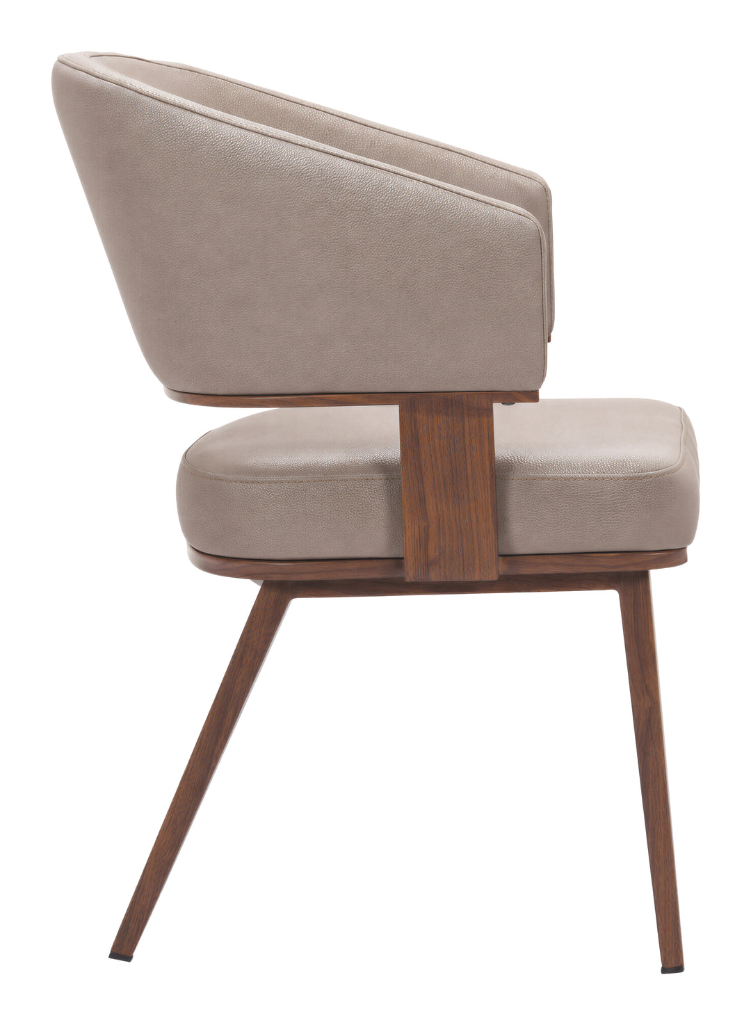 Poise Dining Chair Brown & Walnut - 111335