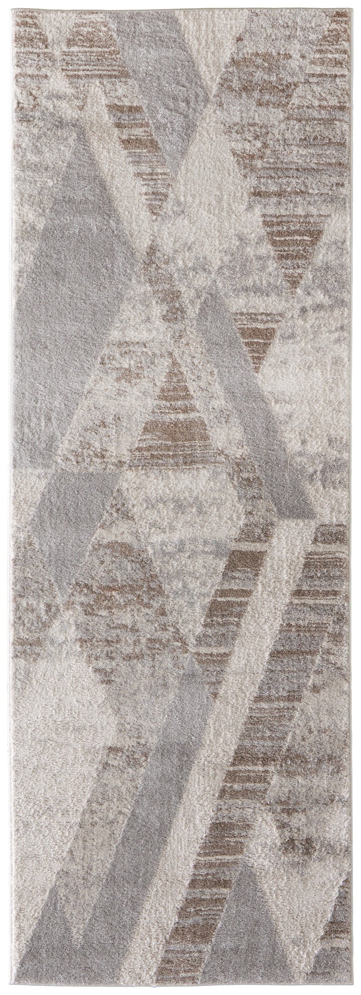 Runner/2'10" x 7'10"/Beige/Brown