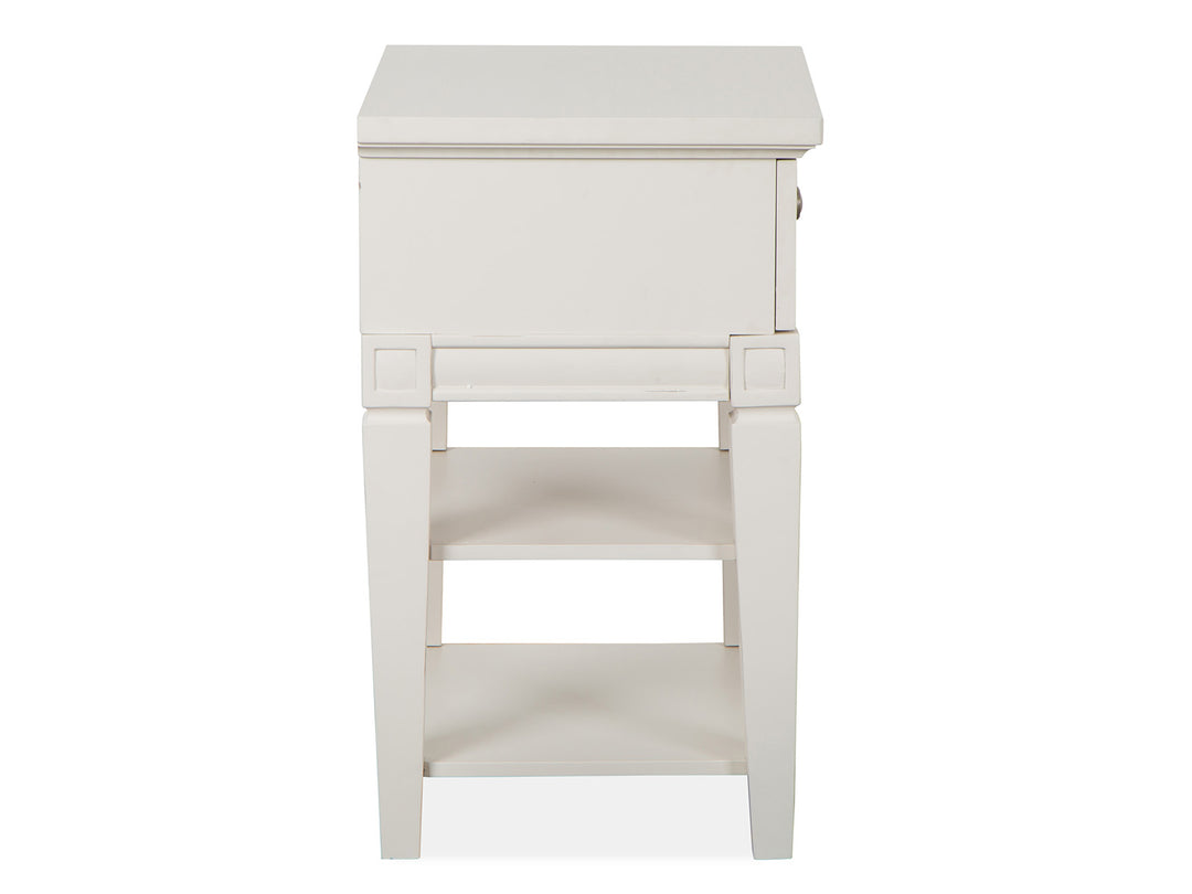 Willowbrook Egg Shell White Open Nightstand - B5324-05