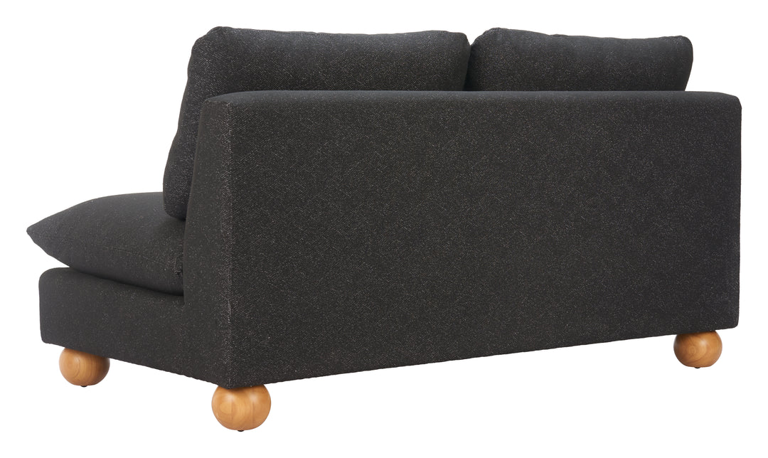 Minze Loveseat Black