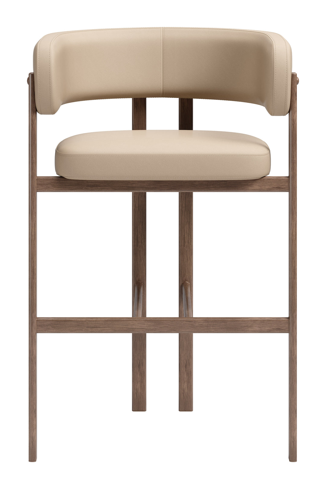 Ruge Barstool (Set of 2) Beige - 111240