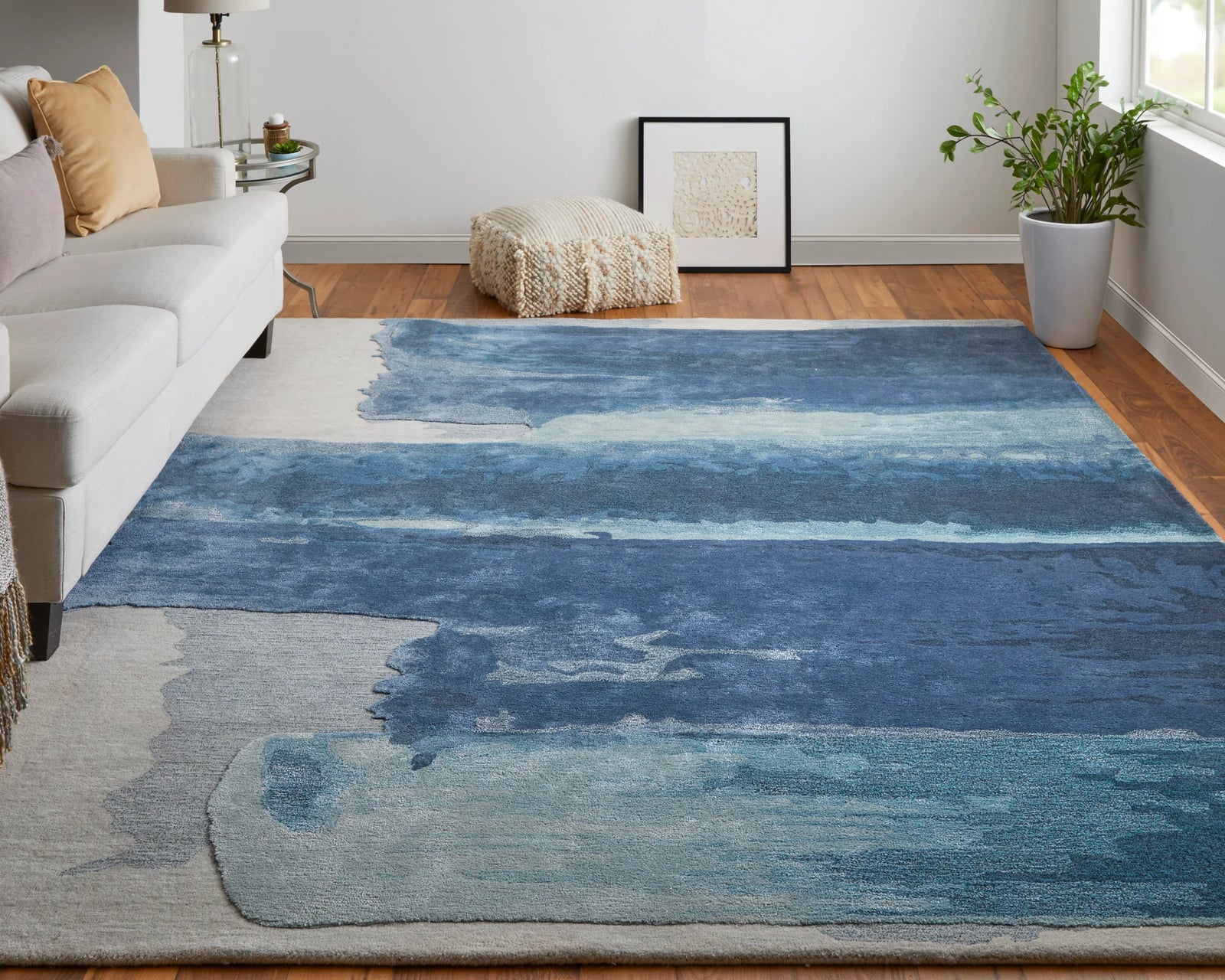 Rectangle/Blue-Ivory