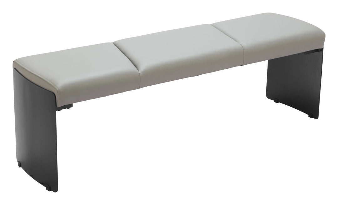 Mur Bench Gray - AmericanHomeFurniture