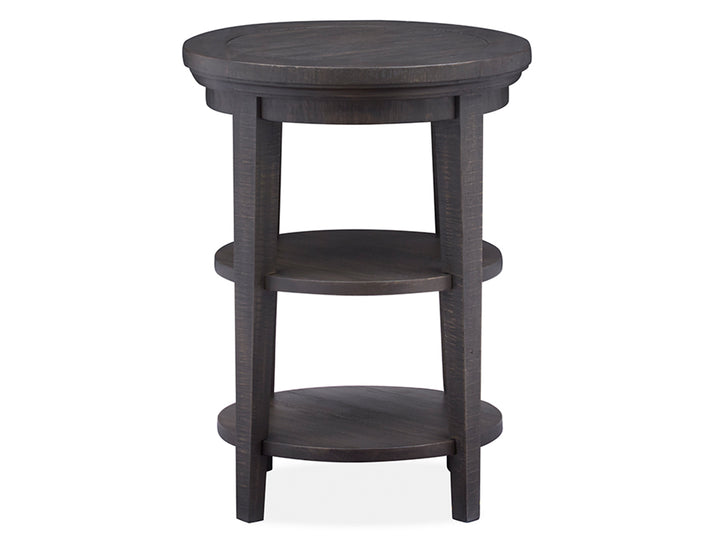 Westley Falls Graphite Round Accent End Table - T4399-35