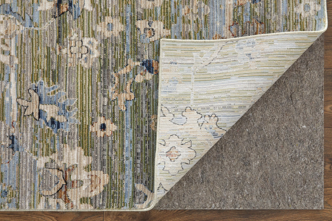 Runner/2'6" x 7'3"/Green/Ivory