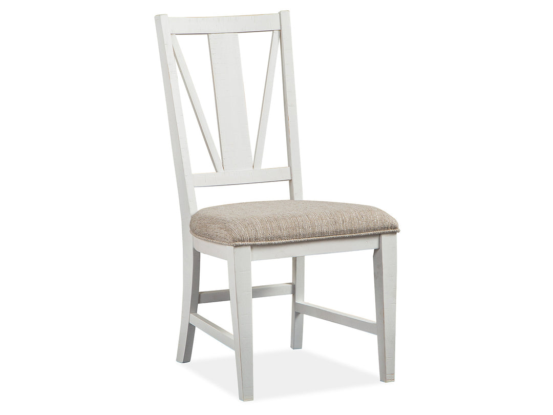 Heron Cove Chalk White And Dovetail Grey Side Chair - Set of 2 - D4400-62
