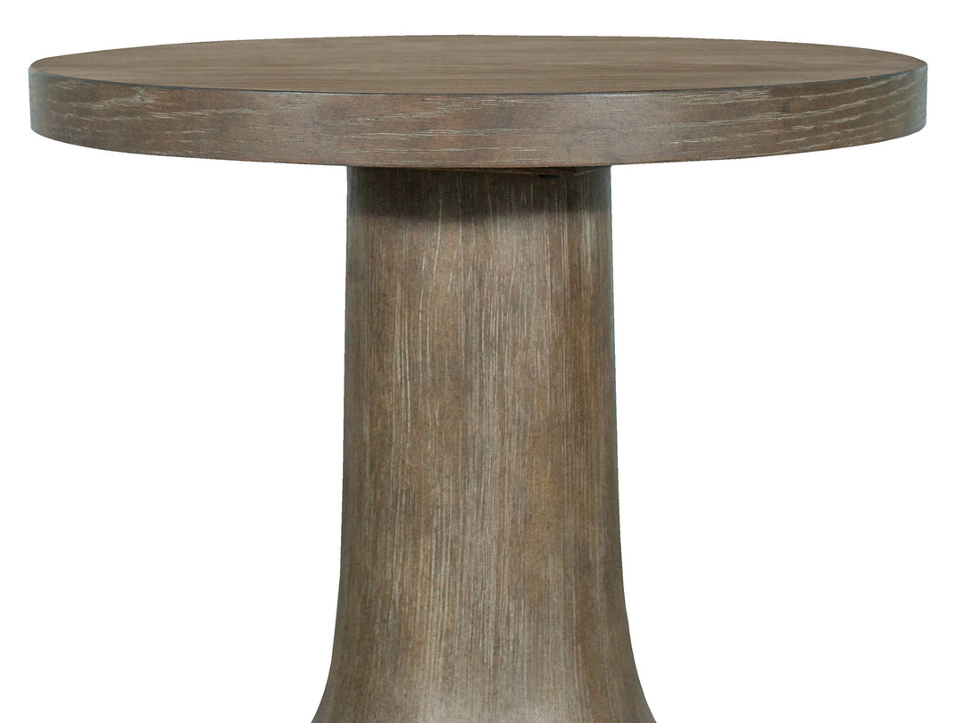 Bosley Lt. Brown Porpoise Round Accent Table - T5693-35