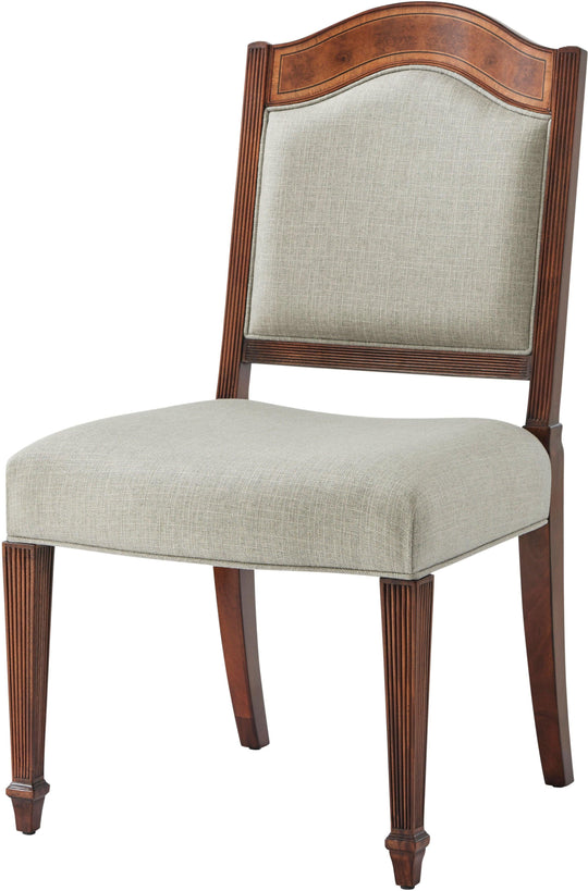 Theodore Alexander Sheraton's Satinwood Side Chair - Set Of 2 DINING CHAIRS