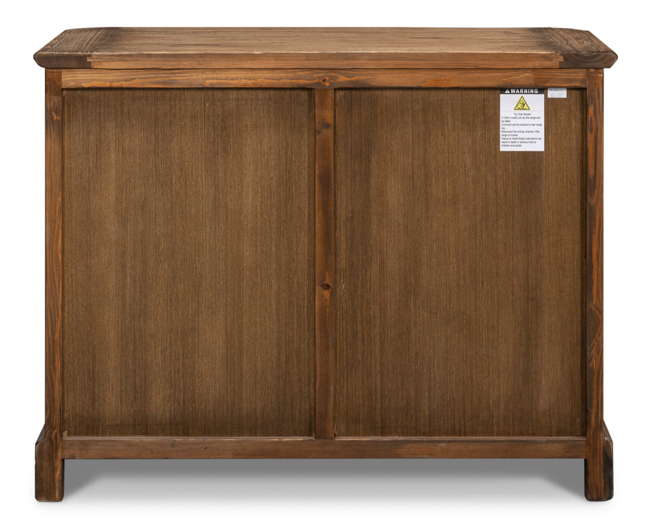 American Home Furniture | Sarreid - Stephano Two Door Sideboard - Brown