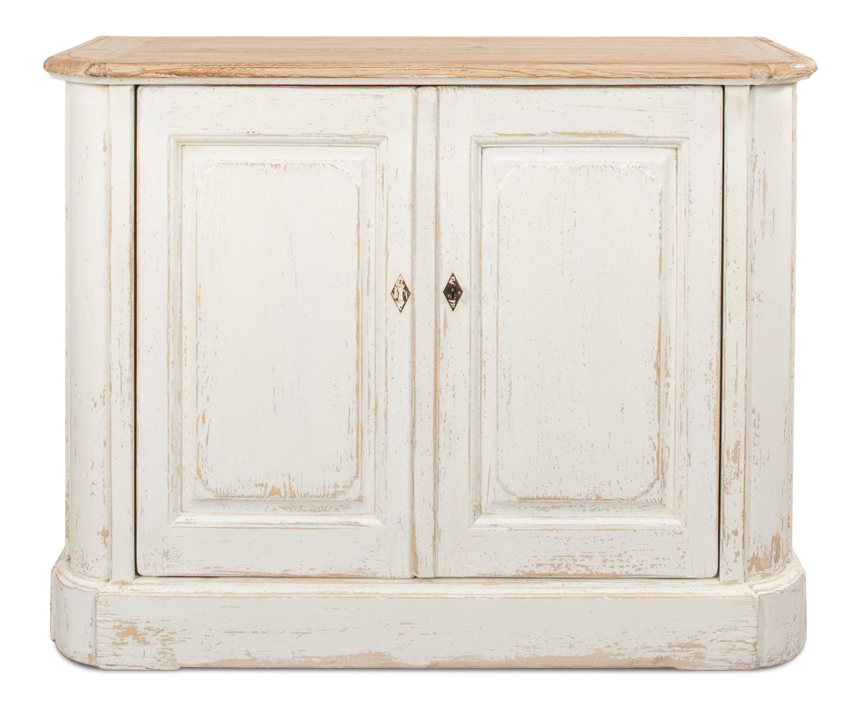 American Home Furniture | Sarreid - Stepahno Two Door Sideboard - Ant.Whtwash