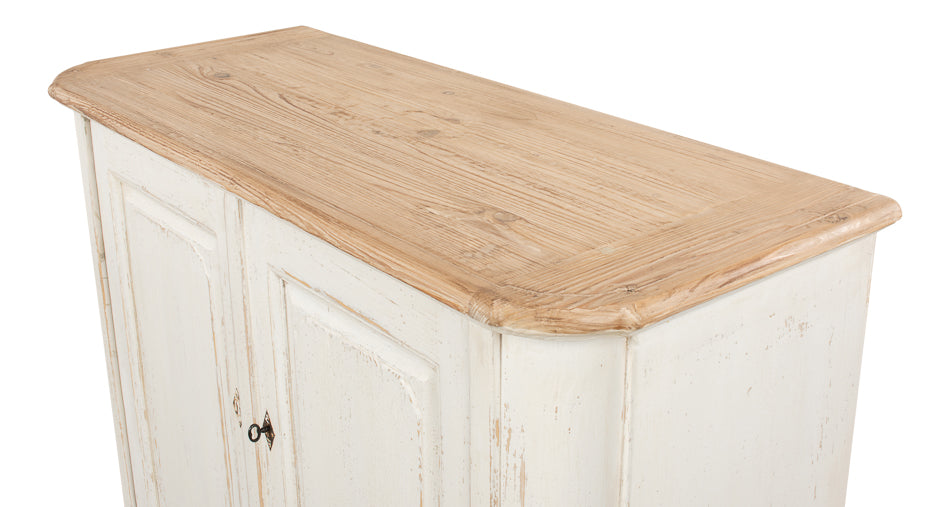 American Home Furniture | Sarreid - Stepahno Two Door Sideboard - Ant.Whtwash