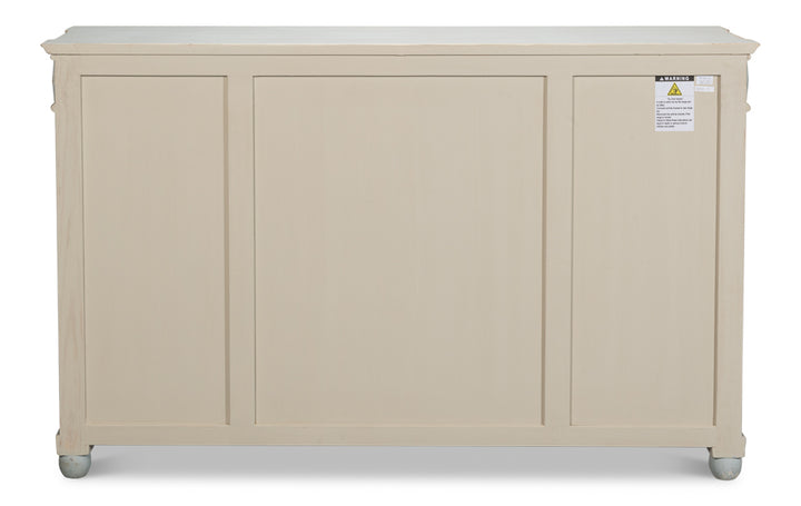 American Home Furniture | Sarreid - Diamond Wall Sideboard - Blue/Grey