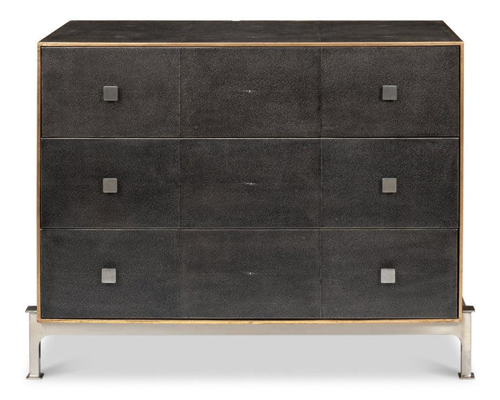 grey shagreen dresser Il Lusso 6 drawer Dresser