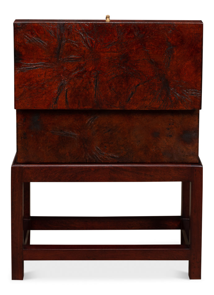 American Home Furniture | Sarreid - Ranch Hand Box On Stand