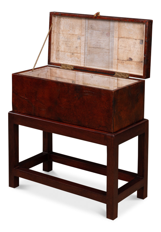 American Home Furniture | Sarreid - Ranch Hand Box On Stand