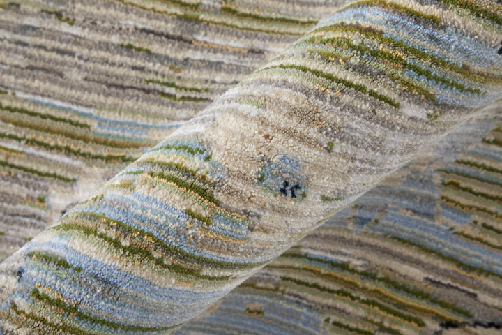 Runner/2'6" x 7'3"/Green/Ivory