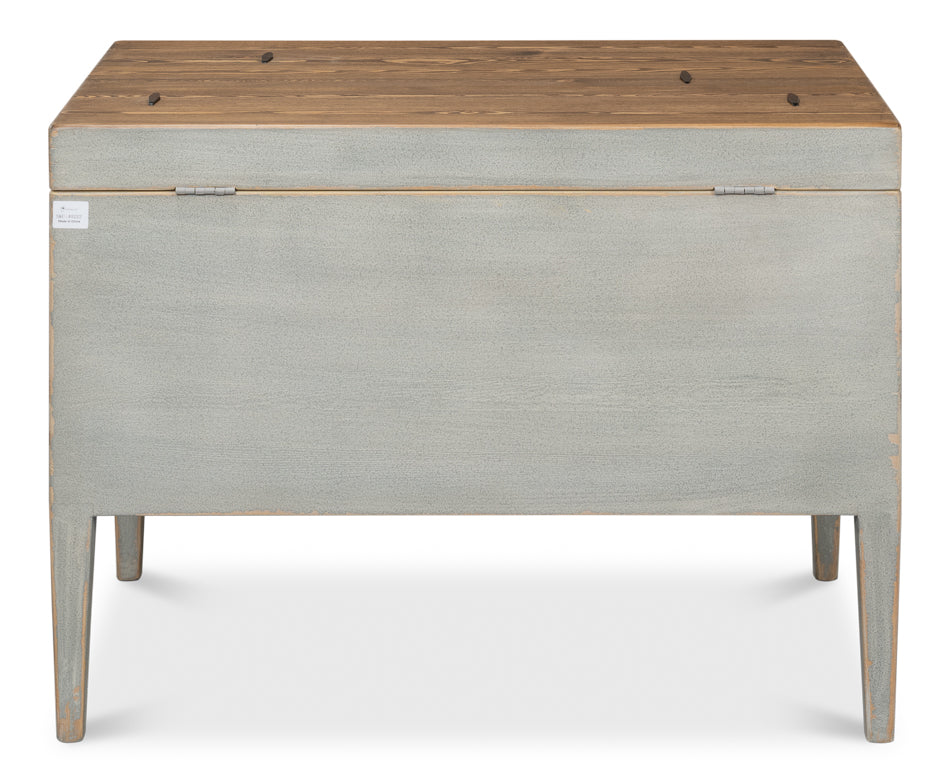 American Home Furniture | Sarreid - Trunk Side Table W/ Secret Storage