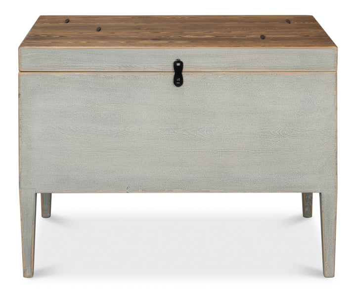 American Home Furniture | Sarreid - Trunk Side Table W/ Secret Storage