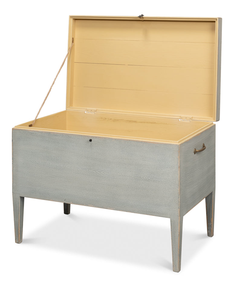 American Home Furniture | Sarreid - Trunk Side Table W/ Secret Storage