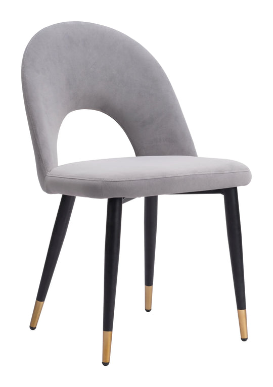 Zuo Menlo Dining Chair (Set of 2) Gray DINING CHAIRS