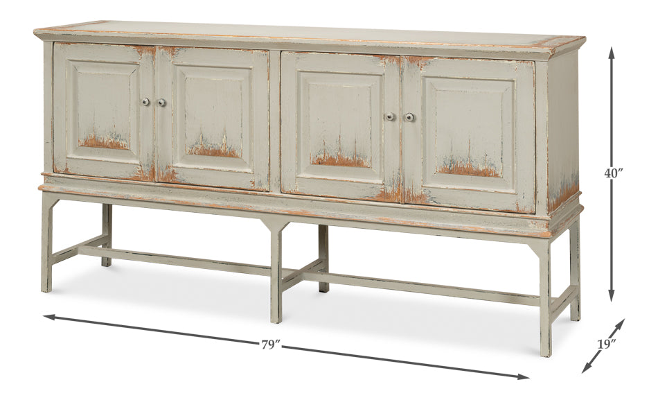 American Home Furniture | Sarreid - Wall Sideboard On Stand