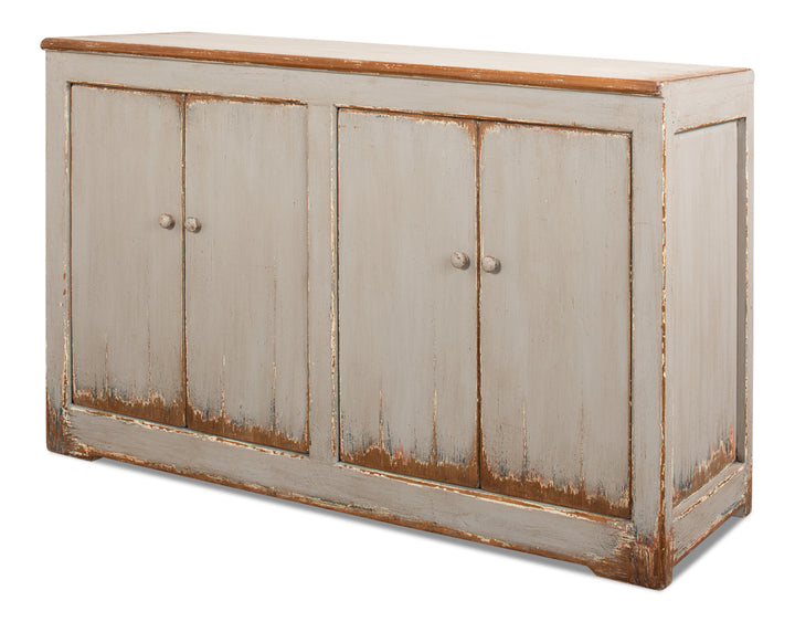 American Home Furniture | Sarreid - Wall Sideboard W/Four Doors