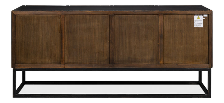 American Home Furniture | Sarreid - Aztec Sideboard - Black