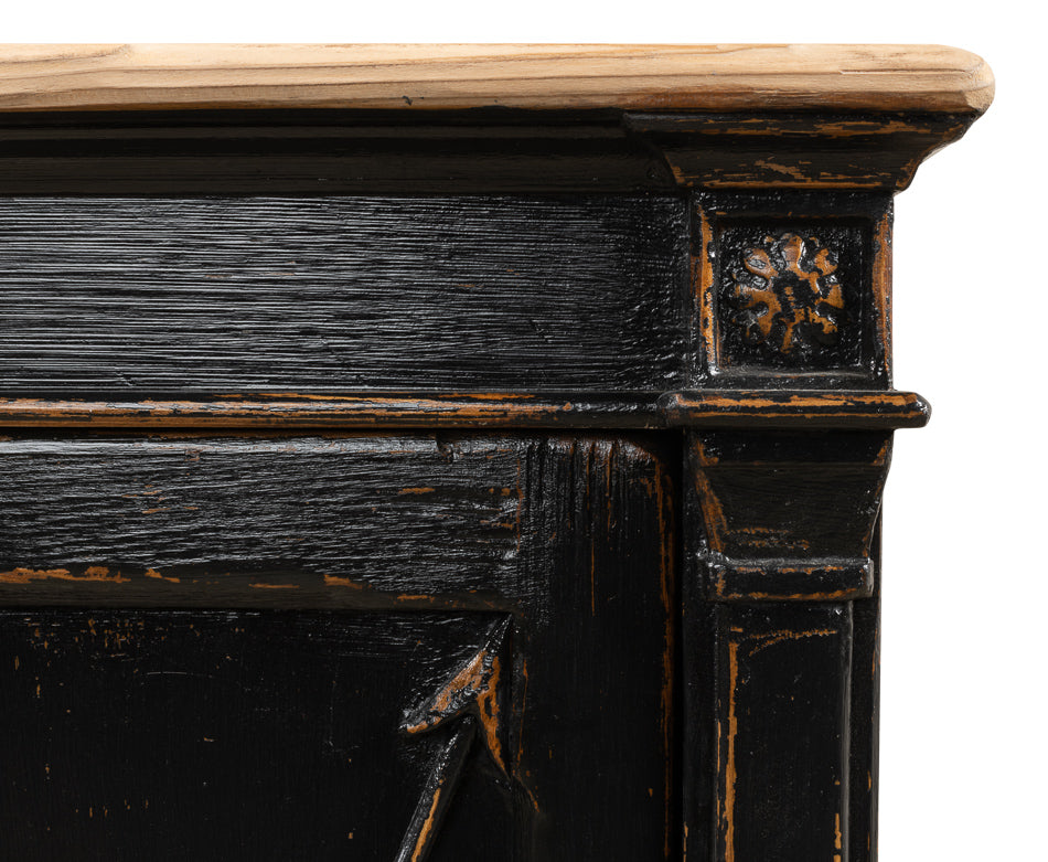 American Home Furniture | Sarreid - Marksman Sideboard - Antique Ebony