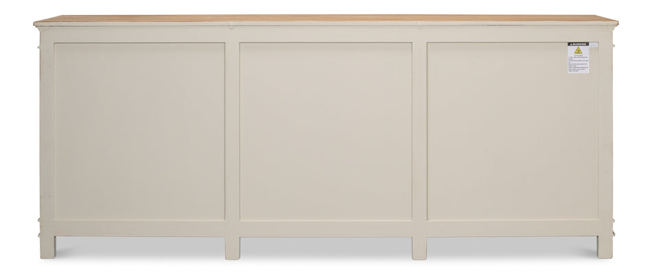 American Home Furniture | Sarreid - Marksman Sideboard Antique Muted Grey