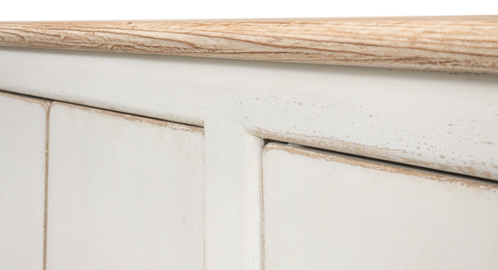 American Home Furniture | Sarreid - Eight Is Enough Sideboard Whitewash