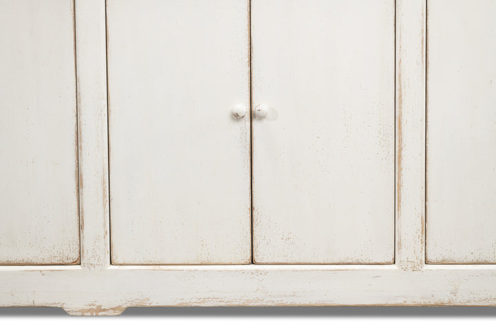 American Home Furniture | Sarreid - Eight Is Enough Sideboard Whitewash