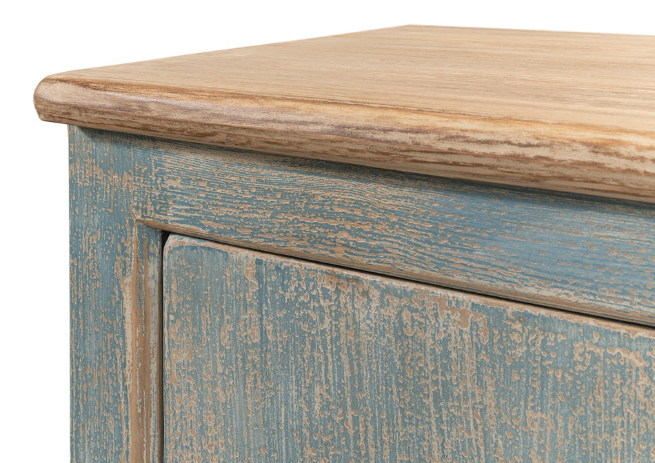 American Home Furniture | Sarreid - Eight Is Enough Sideboard - Antique Blue 