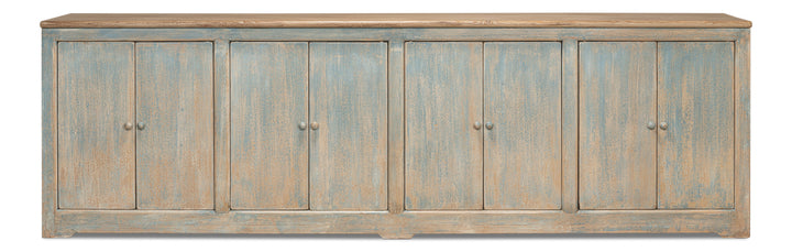 American Home Furniture | Sarreid - Eight Is Enough Sideboard - Antique Blue 