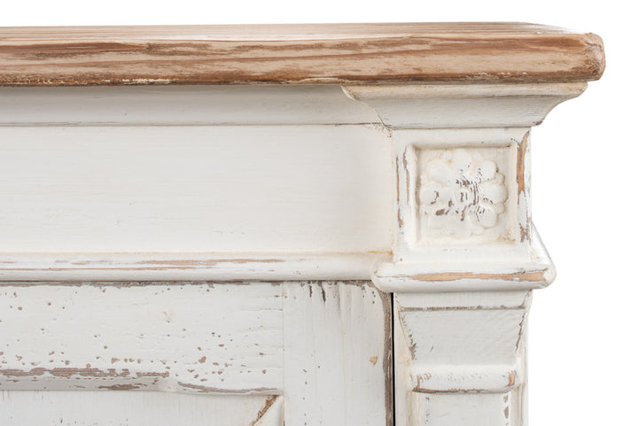 American Home Furniture | Sarreid - Marksman Sideboard - Whitewash Finish