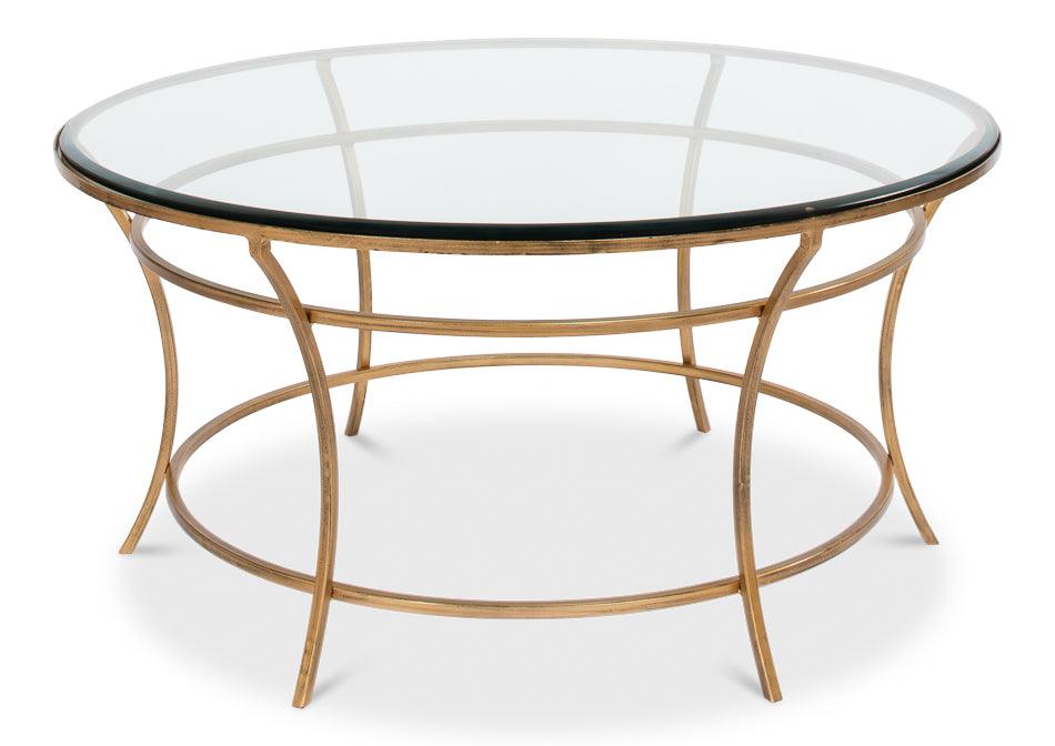 Sarreid Round Coffee Table COFFEE TABLES