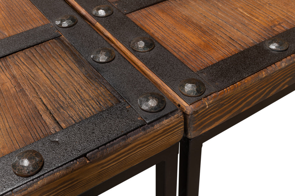 American Home Furniture | Sarreid - Antique Doors Coffee Table