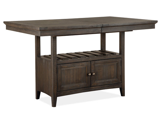 Westley Falls Graphite Extendable Counter Height Dining Table - D4399-42